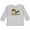 AC-Heather Grey, variant on Mushroom Hunting for Morel Mushroom Boys or Girls Long Sleeve Toddler T-Shirt