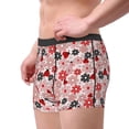 thumbnail image 2 of Fotbe Cute ladybugs red Men’s Total Support Pouch Boxer Briefs, X-Temp Cooling, Moisture-Wicking Underwear, Regular, Long-leg and Trunk-XX-Large, 2 of 5