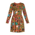 thumbnail image 5 of Roberto Lugo Women’s Morris Study 5 Skulls Print Dress, Sizes S-2XL, 5 of 5