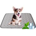 thumbnail image 1 of Washable Dog Cooling Mat Ice Silk Pet Self Cooling Pad Blanket, 1 of 5