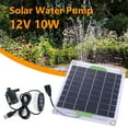 ALSLIAO Solar Panel Water Pump Regulating Switch Fountain Swimming Pool