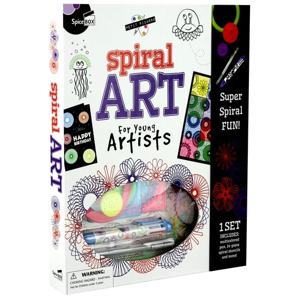 Spicebox Children's Art Kits Petit Picasso Spiral Art Age Range 8+