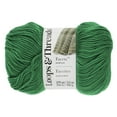 thumbnail image 2 of (3 pack) Facets Yarn by Loops & Threads - Yarn for Knitting - Crochet - Weaving - and Arts & Crafts - Green - Acrylic - 3.5 oz, 2 of 3