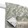 thumbnail image 4 of Sage Green Boho Swag Valances for Windows, Kitchen Curtains 36 Inch Length 2 Panels Set, Vintage Abstract Art Ethnic Tribe Short Curtains for Small Windows Rod Pocket Cafe Curtains Drapes 28"x36", 4 of 8