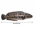 thumbnail image 3 of Snakehead Fish Stuffed Animal, Kids' Plush Toys Pillows, Fish Toys for Student, Long Decorative Pillow, 25X8 Inch 64Cm Soft Stuffed Plush Toys with Printed Scale Pattern for Couch, 3 of 6