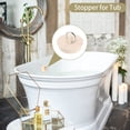 thumbnail image 4 of Juego de tapones de goma para fregadero, tapón de desagüe para lavabo con anillo colgante para bañera, cocina y baño, 3 tamaños, 6 piezas (Beige) JM, 4 of 5