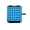 Blue, variant on I2C LED Dot Display Board HT16K33 Driver Module for Electronics Prototypes, 8x8 Array, Compact PCB with Pin Header