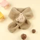 thumbnail image 5 of Bufanda de felpa cálida para bebé, lindos osos caroon, bufandas para niño y niña, pañuelo cruzado de piel sintética para niño recién nacido, chales para bebé, 5 of 6