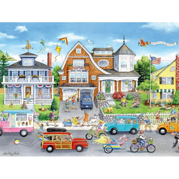 Rompecabezas Ceaco Summer by The Beach de 300 piezas