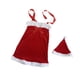 thumbnail image 2 of Vestido de disfraz de Papá Noel Yinane para mujer 66 cm con gorro, 2 of 8