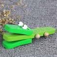 thumbnail image 4 of Crocodile Shape Wooden Percussion Instrument, Musical Castanets for Rhythm Play, Handheld Clapper Toy for 3+ Years, Folk Music Experience, 4 of 5
