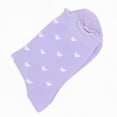 thumbnail image 7 of Women's Ankle Socks with Allover Heart Print and Soft Ribbed Cuff Trim - Multicolored-4, 7 of 7