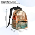 thumbnail image 2 of Fotbe Fantasy Underwater Jellyfish Mochila Ligera Casual para Laptop para Hombres y Mujeres, Mochila Impermeable de Uso Diario, Mochila para Universidad, 2 of 6