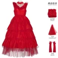 thumbnail image 3 of Disfraz de Lydia para cosplay, vestido de novia rojo, disfraz de Beetle de película, disfraz de mujer, disfraz de Halloween, disfraz de adulto, 3 of 5