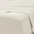 thumbnail image 6 of Wrinkle Resistant Super Soft Bed Sheets Set, King 4-Piece Solid in Ivory by Comfort Canopy, 6 of 12