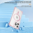 thumbnail image 5 of Frosted Four Corners Thickened Air Cushion for iPhone 13 Pro Max Case, 4 Corners Airbag Anti-Fall Magnetic[Compatible With Magsafe] Transparent Bracket Case Camera Protection Cover,Pink, 5 of 7