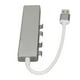 thumbnail image 5 of Hub USB de alta velocidad 1 puerto USB3.0 3 puertos USB2.0 1 puerto de alimentación USB C Hub USB3.0 de 4 puertos Adaptador multipuerto de concentrador USB Gris, 5 of 5