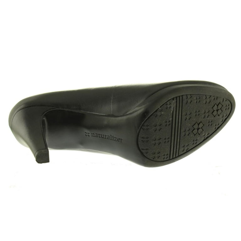 Naturalizer Women s Michelle Pumps Black Leather 9M Walmart