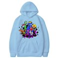 thumbnail image 1 of Rainbow Friends Roblox Chandail à Capuchon Sport Imprimé Unisexe Coton Imprimé Dessin Animé Manches Longues Col Rond Sebneei, 1 of 3