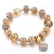 thumbnail image 1 of PULSERAS CON ABALORIOS de corazón de cristal para mujer, cadena de serpiente de Color dorado, regalo de joyería para el Día de San Valentín, 2022 Fivean unisex, 1 of 2