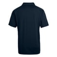 thumbnail image 3 of Men's Cutter & Buck Navy George Washington University Big & Tall Prospect Textured Stretch DryTec Polo, 3 of 3