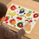 thumbnail image 5 of Juguetes de piscina, juguetes para bebés y niños pequeños: tablero de rompecabezas de madera con piezas fáciles de agarrar, juego de emparejar formas de frutas y juguete educativo., 5 of 6