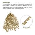 thumbnail image 3 of Unique Bargains 12 Count 6' Large Curly Bows for Gift Wrapping Curling Ribbon with Self Adhesive for Gift Wrap, Champagne Gold, 3 of 7