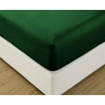 thumbnail image 4 of DNG Creations 3-Piece Fitted Sheet Set 10-Inch Deep Pocket (Solid Green - Full), 4 of 4