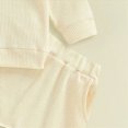 thumbnail image 4 of NOLDARES Toddler Baby Boy Fall Winter Clothes 2pcs Long Sleeve T-Shirt Pocket Joggers Pants Cotton Graphic Outfits Casual Clothing(Yellow,12-18 M), 4 of 6