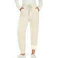 thumbnail image 3 of Efsteb Fleece Joggers for Women Sherpa Lined Sweatpants Winter Warm Fleece Pants Drawstring Thermal Athletic Joggers With Pockets (Beige,XL), 3 of 3