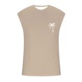 thumbnail image 2 of Playeras Lisas Para Hombre, Camiseta De Manga Corta Sin Mangas Para Deportes Al Aire Libre, De Verano, Para Hombre, Con Estampado De Cocotero, 2 of 3