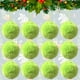 thumbnail image 1 of Seyotauo 12 Pcs Green Furry Christmas Ball Ornaments for Xmas Tree Green Christmas Hanging Decorations Soft Faux Fur Pom Pom Ball Ornaments for Home Party Supplies Fireplace Mantel Wall Decor, 1 of 9