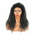 thumbnail image 3 of WEIWEIGG Black Wig for Women, Long Curly Wavy Wig with Middle Part, Glueless Lace Front, Heat-Resistant Wig for Costume Daily Use, 3 of 8