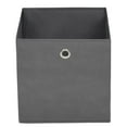 thumbnail image 6 of vidaXL Storage Box Set of 4 Black Non-woven fabric 11 in Foldable, 6 of 69