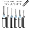 thumbnail image 1 of Fraise Droite 1/2 Tige 3 Flûtes Coupe Cnc Outils de Menuiserie Cricut Ferramentas, 1 of 1