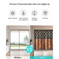 thumbnail image 4 of Window Privacy Film Vintage American Flag Stained Glass Window Film Decorative Sun Block Window Cover Farmhouse Shabby Patriot Window Clings Static Adhesive Sticker for Bathroom 19.6"x39.3", 4 of 7