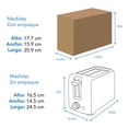 thumbnail image 4 of Tostador Hello Kitty 2 Rebanadas 6 Niveles de Tostado 750 W Color Beige, 4 of 5