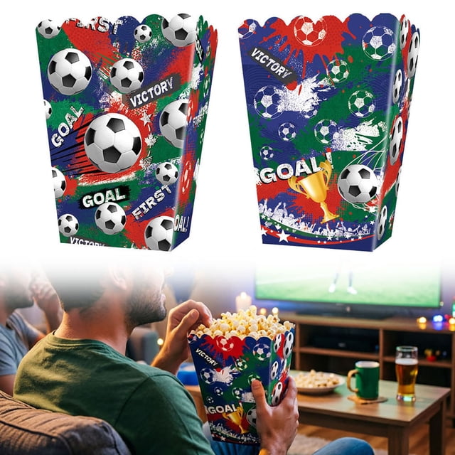 Large Popcorn For Movie Nights Reusable Snack Container With Lid Microwave And Dishwasher