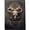 Black, variant on Slccxzc Bull Head Embossed Sketchbook Gothic Style Notebook 3D Relief Cover Diary for Men Women