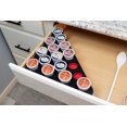 thumbnail image 2 of Polar Whale Coffee Corner Red and Black Pod Storage Deluxe Organizer Tray Drawer Insert for Kitchen Home Office Waterproof Washable 11.5 x 11.5 x 15.5 inches Holds 16 Compatible with Keurig K-Cup, 2 of 7