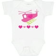 thumbnail image 3 of Inktastic Valentine Pink Heart Helicopter Boys or Girls Baby Bodysuit, 3 of 5
