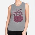 thumbnail image 2 of Knit Happens Women's Muscle Tank Small Heather Grey, 2 of 5