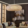 thumbnail image 4 of Modway Halo 3-Light Glass & Steel Chandelier in Chrome Finish, 4 of 4