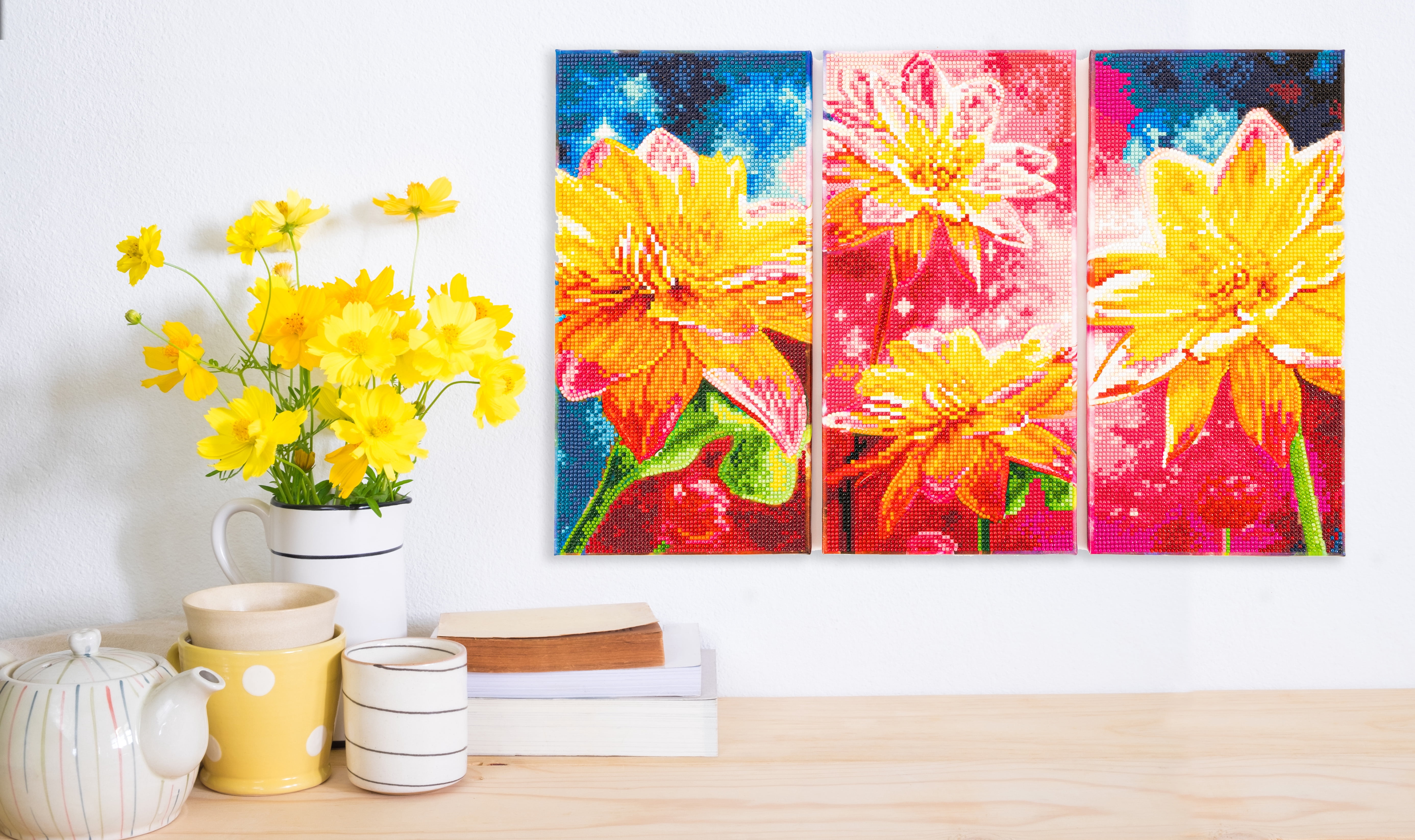 DIAMOND DOTZ® Floral Triptych Diamond Painting Kit