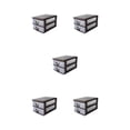 thumbnail image 2 of ziyahi Organizer Storage Drawer - plify Life With Smart Storage Solutions Multi-Layer Desktop Drawer brown two layers 5Set, 2 of 6