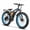Blue, variant on 1500W Peak Power Electric Mountain Bike for Adults, 26" Fat Tire 48V 20Ah Battery, 30MPH Top Speed Up to 80-Mile Range, Dual Disc Brake & Front Suspension, NFC Unlock, Rear Rack E-Bike