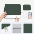 thumbnail image 4 of Funda para portátil MOSISO de 13,3 pulgadas, color verde medianoche, 4 of 6