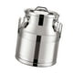 thumbnail image 5 of Lechera, cubo de leche, resistente, elegante, de acero inoxidable, ligero, para aceite, jarra, para apartamento, transporte, hogar, cafetería, cocina 28 litros, 5 of 8