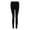 Black, variant on Women's Pants Petite Dressy Mid Waisted Hole Denim Jeans Stretch Slim Calf Length Jeans Trousers