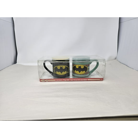 DC Batman Set of Two 14 Oz Ceramic Mug